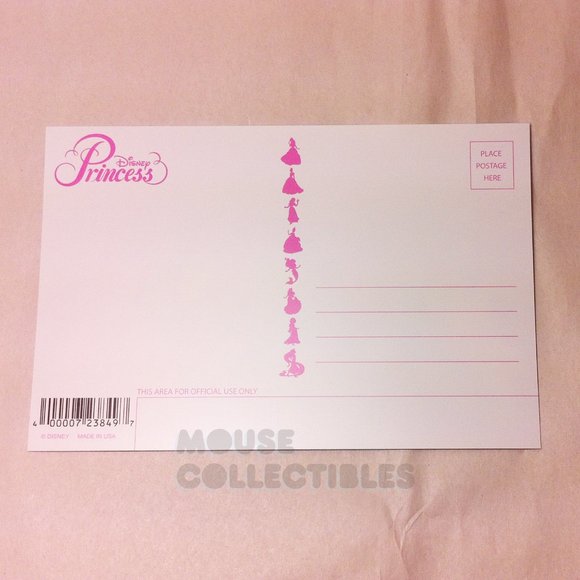 Disney Parks Princess Lenticular Postcard 3D Effect Castle Cinderella Ariel Snow - Picture 2 of 8